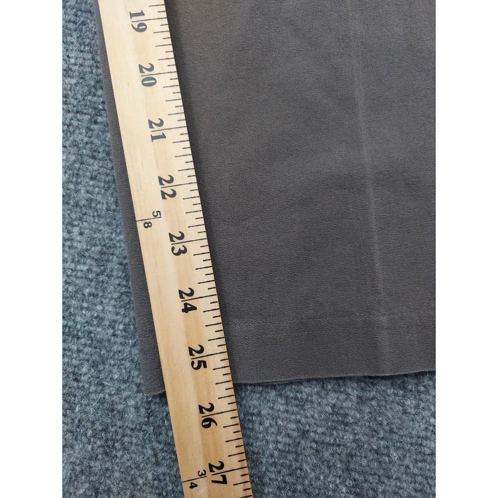 Eileen Fisher Cropped Elastic-Waist Relaxed Pants in Olive Gray - Picture 9 of 12